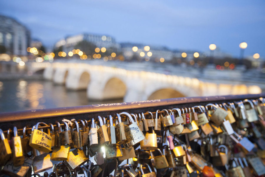 11+Nov+2014%2C+Paris%2C+France+---+Love+Locks+on+a+bridge+in+Paris%2C+the+city+of+Love.+It+is+a+Padlock+which+is+usually+lock+to+a+bridge+to+symbolize+the+love+of+couples.+The+locks+wear+names+or+initials+of+the+sweethearts+and+its+key+is+thrown+away+to+symbolize+unbreakable+love.+---+Image+by+%C2%A9+Gonzales+Photo%2FMichael+Hornbogen%2FCorbis