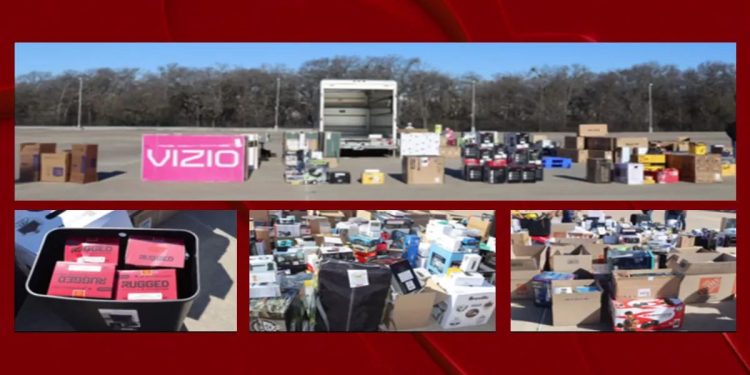 $1.6M in stolen goods and cash recovered in a retail theft investigation
