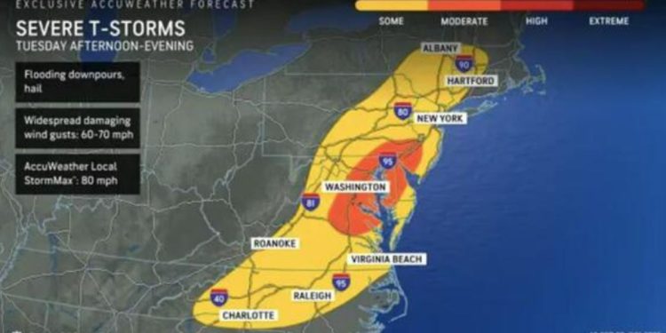 Powerful Storm System to Bring Severe Weather, 60+ MPH Winds Gusts Ahead July of 4th