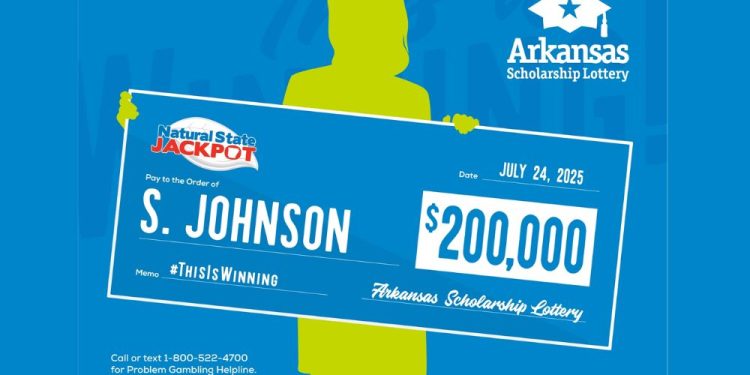 Arkansas Woman Wins $200,000 Lottery Jackpot