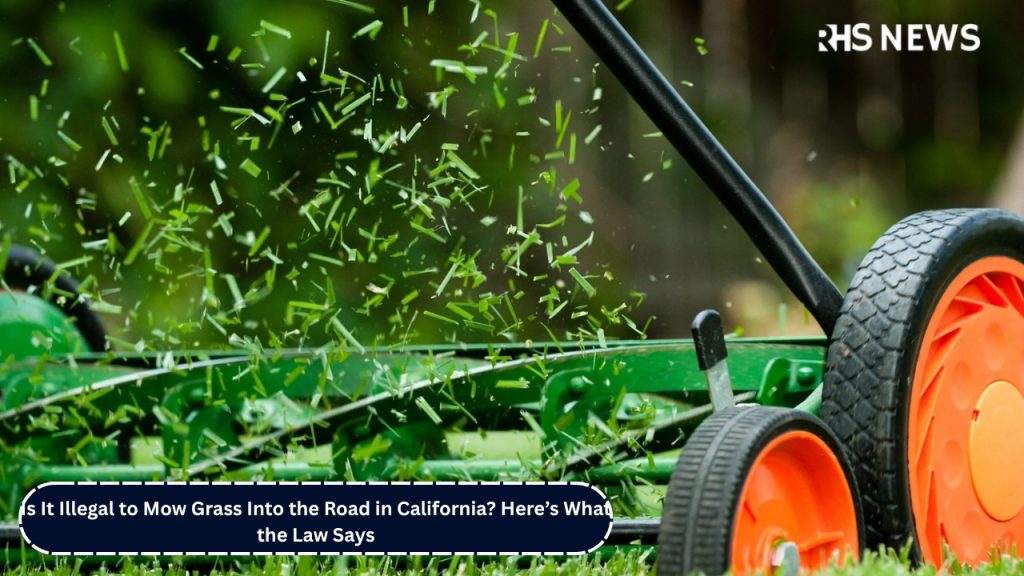 Is It Illegal to Mow Grass Into the Road in California Here’s What the Law Says