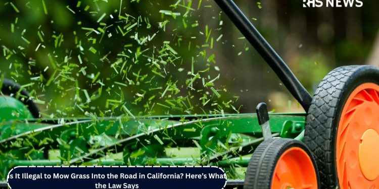 Is It Illegal to Mow Grass Into the Road in California Here’s What the Law Says