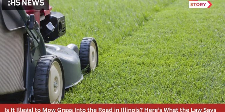 Is It Illegal to Mow Grass Into the Road in Illinois Here’s What the Law Says