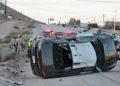 2 CHP Officers Hurt In Rollover Collision On 14 Freeway In Palmdale