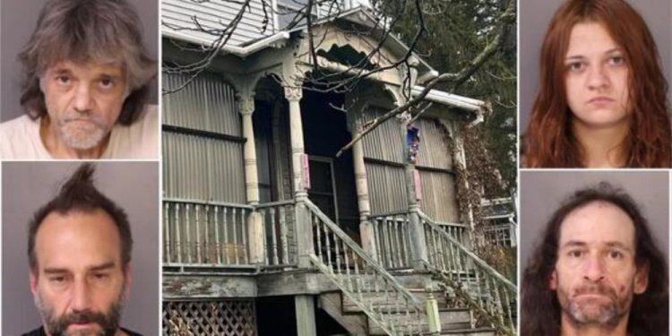 4 People Detained After Trying To Run From Police On Blighted Property