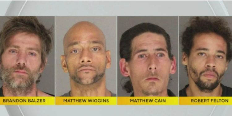 4 men caught trying to steal thousands of pounds of copper piping from former Pittsburgh VA hospital