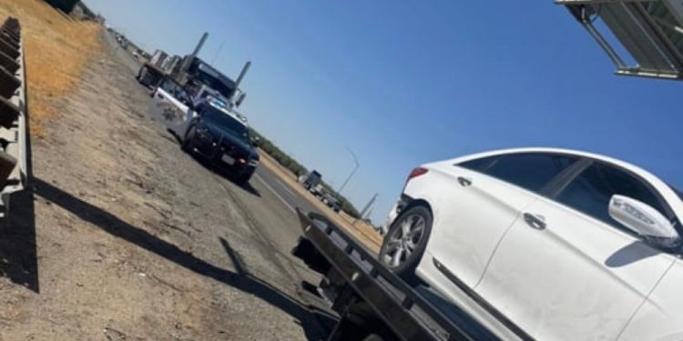 Hyundai driver taken into custody for DUI after plowing into Peterbilt, CHP Says