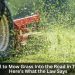 Is It Illegal to Mow Grass Into the Road in Tennessee Here’s What the Law Says