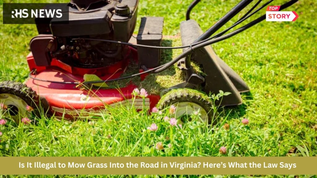 Is It Illegal to Mow Grass Into the Road in Virginia Here’s What the Law Says