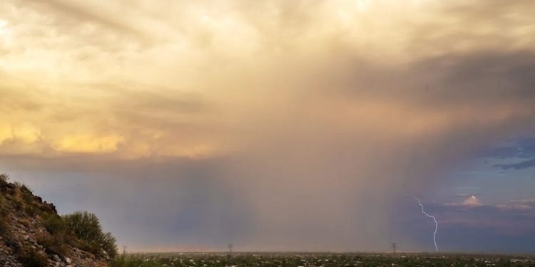 Severe Storm Potential Rises With Monsoon Surge Across Arizona Over The Next Several Days