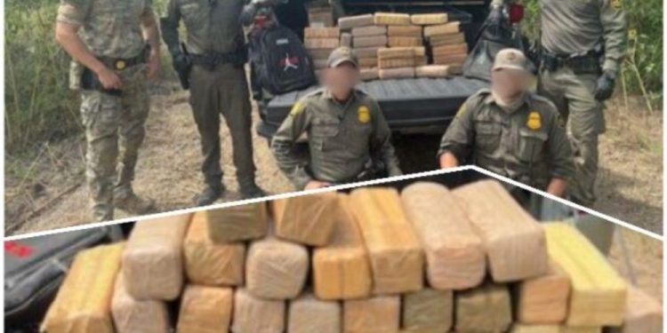 69 Pounds Of Cocaine Confiscated From Cartel Drug Mules Crossing Into Texas