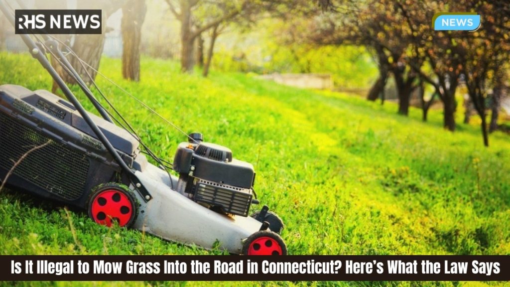 Is It Illegal to Mow Grass Into the Road in Connecticut Here’s What the Law Says