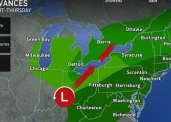 Severe, Gusty Storms With Drenching Rains Rolling Across Northeast