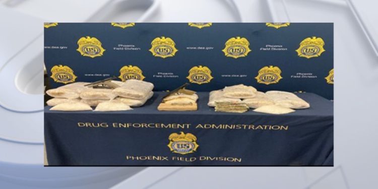 Arizona Drug Bust Nets Over 90 Pounds Of Meth And Fentanyl