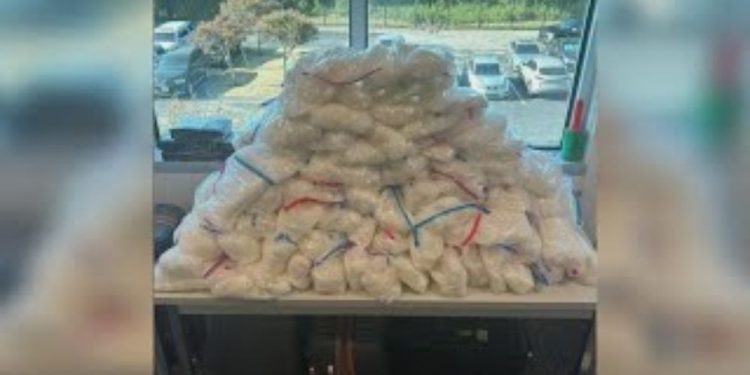 Police: Over 330 Pounds Of Meth Seized After Investigation Leads To Traffic Stop