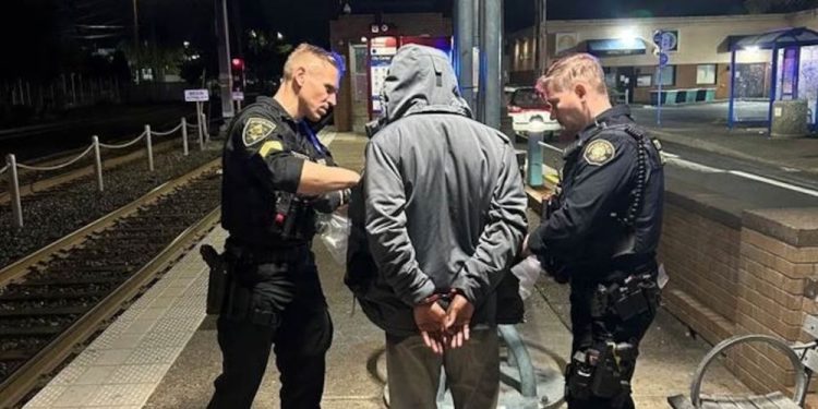 Police arrested 28 people, zeroing in on bus stops, MAX platforms in 1-day NE Portland operation