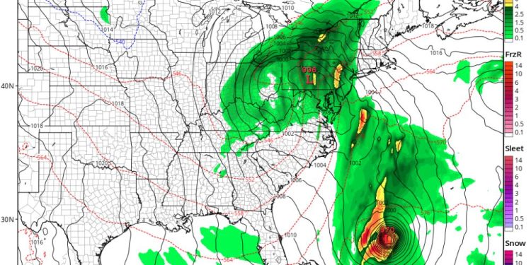 Potent Storm Set To Slam New Jersey, Pennsylvania, Delaware And New York