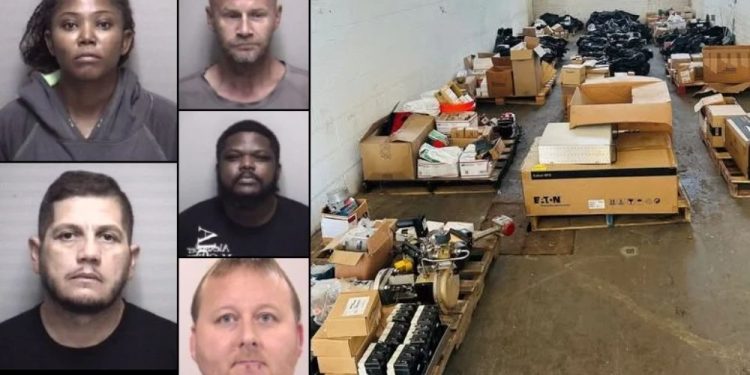 5 People Arrested In Galveston County After Multi-state Organized Theft Investigation