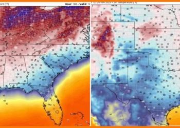 Arctic Blast Anticipated To Strike The South On December 3, Sending Temperatures Plummeting Across Texas, Mississippi, And Georgia