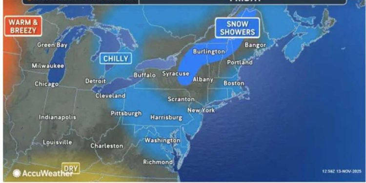 Clipper Storm Will Bring Wintry Mix And Hazardous Travel To These Parts Of The Northeast