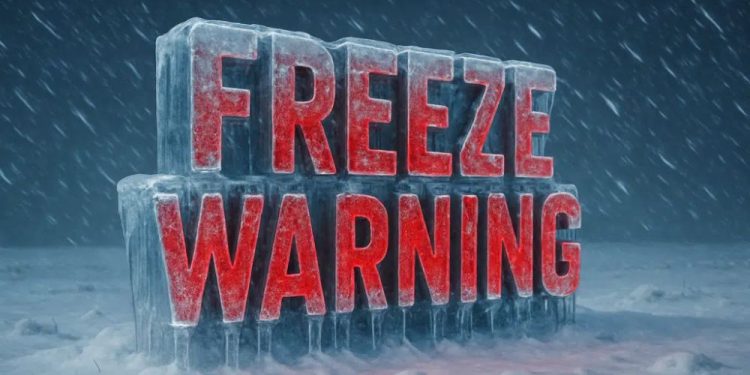 Florida–Georgia Weather: Freeze Warning Issued Tonight; Temperatures Could Reach 29°F by Dawn Black Friday