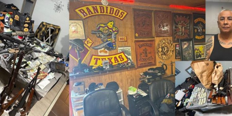 Texas Sheriff’s Office Raids Bandidos Outlaw Motorcycle Gang Clubhouse; Detaining High-ranking Member And Confiscating Cash, Drugs, Body Armor, Firearms And Other Property