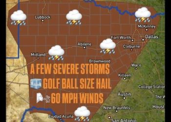 Texas and Oklahoma Brace for Dangerous Storms: Golf-Ball Hail, 60 mph Winds Expected Wednesday