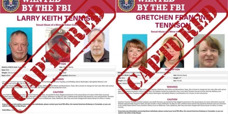 2 Oklahoma FBI fugitives arrested in Montana after 4 years on the run