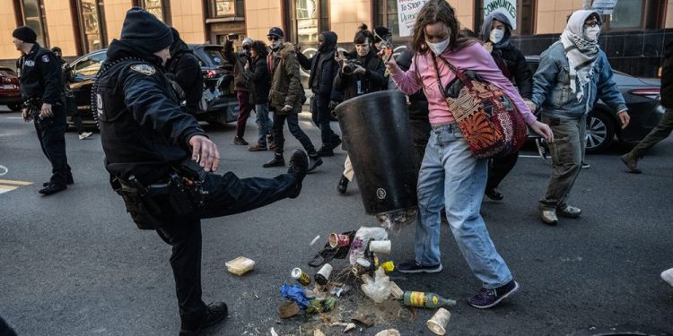 Rioters taken into custody after attacking ICE vehicles in NYC; officials allege group organized on social media