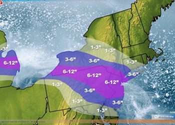 Snowstorm Expected For Much Of New Jersey And Pennsylvania On Friday And Saturday
