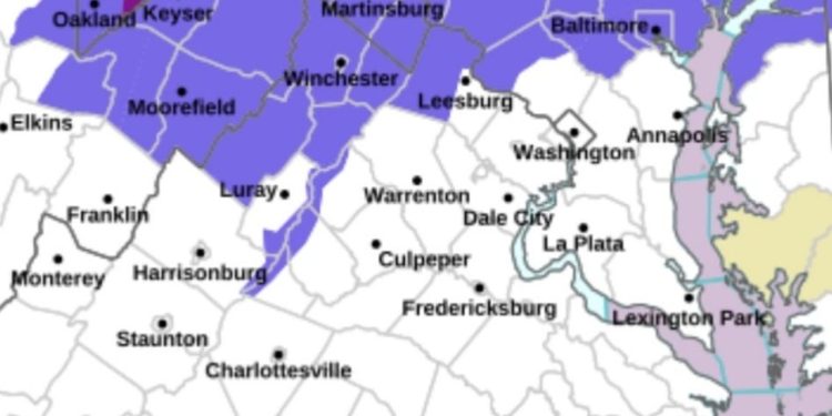 Winter Weather Advisory in Effect for Maryland, Northern Virginia Before Friday Storm