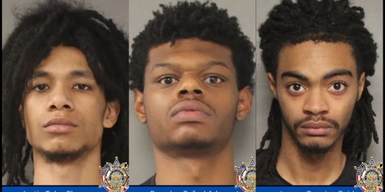 3 Suspects Arrested After Armed Robbery In St. Mary’s; Machine Gun Conversion Device Among Firearms Seized