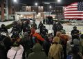 Anti-ICE agitators taken into custody outside Minnesota hotel as police declare unlawful assembly: ‘No longer peaceful’