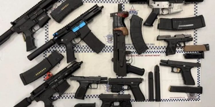 Chicago Police Recover Ten Weapons At Illegal Party
