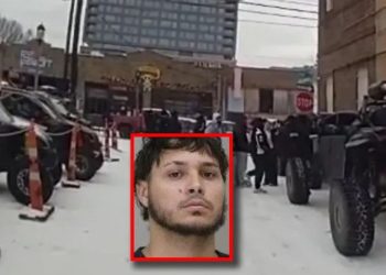 Dallas driver apprehended after doing donuts at icy intersection with child in vehicle