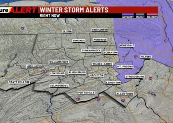 Winter Weather Advisory In Effect For Parts Of Pennsylvania