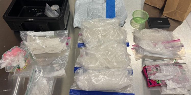 Redmond woman arrested after over 7 pounds of methamphetamine seized