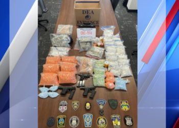 Tens Of Thousands Of Counterfeit Pills, Meth And Guns Seized; 2 Men Apprehended