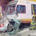 8 people injured in a car and MTA bus crash in Baltimore