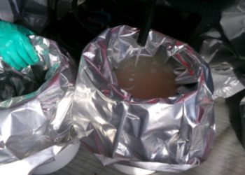 Half-ton of liquid methamphetamine seized at border crossing