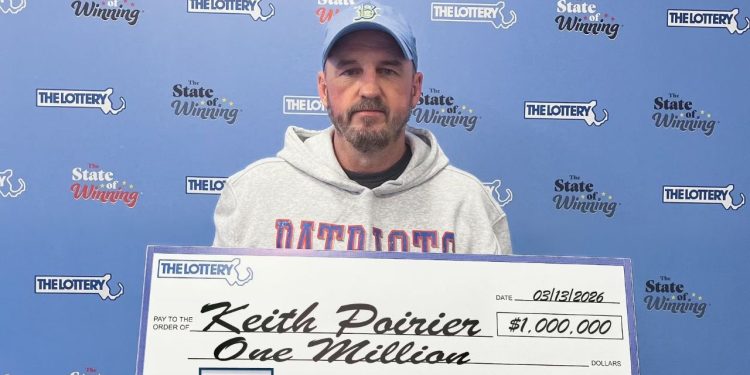Mass. man wins $1 million on lottery ticket