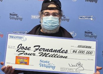 Mass. man wins $4 million on lottery ticket