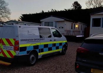 Migrants Suspected Of Working Illegally As Delivery Riders Taken Into Custody In Raid