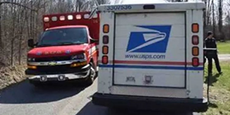 Ohio postal worker apprehended after being discovered passed out in mail truck
