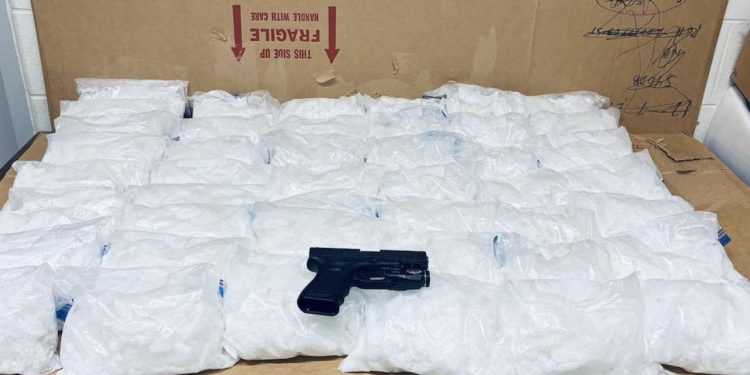 Troopers find 100 pounds of meth during roadside DOT inspection