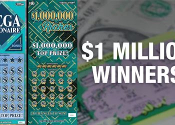 Two $1M Texas Lottery scratch-off tickets sold in Houston area