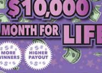 $10,000 A Month For Life Winning Scratch-Off Sold In Pennsylvania