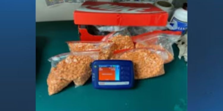 Convicted drug trafficker in Mass. sentenced to prison, hid more than 5,000 meth pills inside shoebox